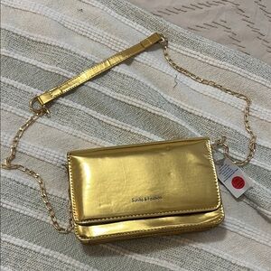 Gold Crossbody Bag
